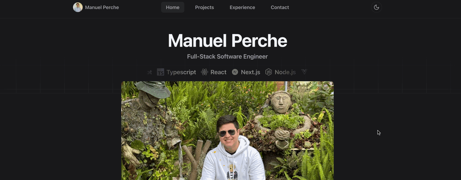 Screenshot of Portfolio